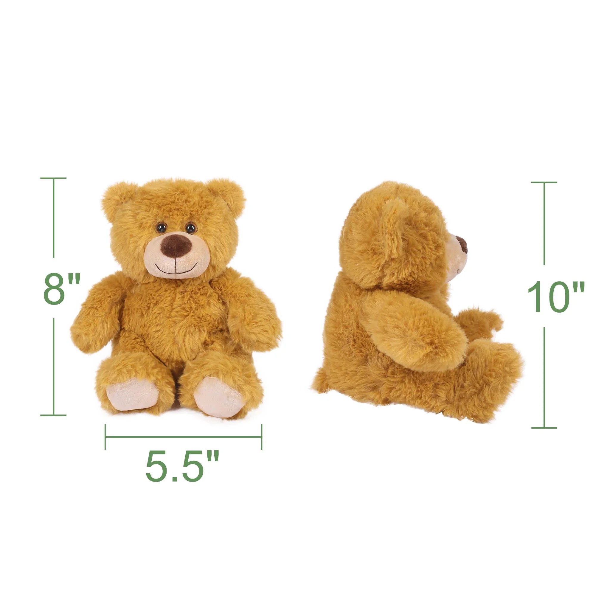 Teddy Bear Stuffed Animal, 6 Pack 10 in Bulk Plush Bear Toy Gifts for Kids Baby Toddlers