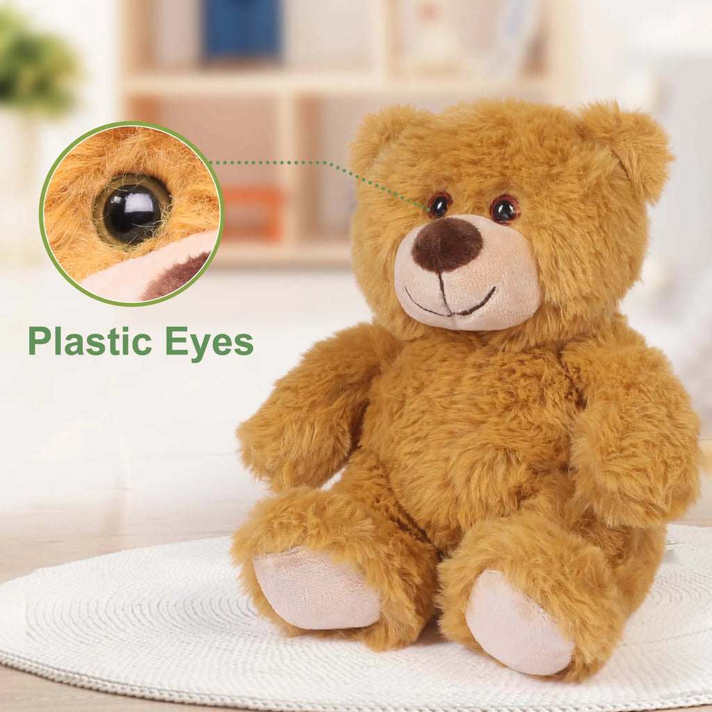 Teddy Bear Stuffed Animal, 6 Pack 10 in Bulk Plush Bear Toy Gifts for Kids Baby Toddlers